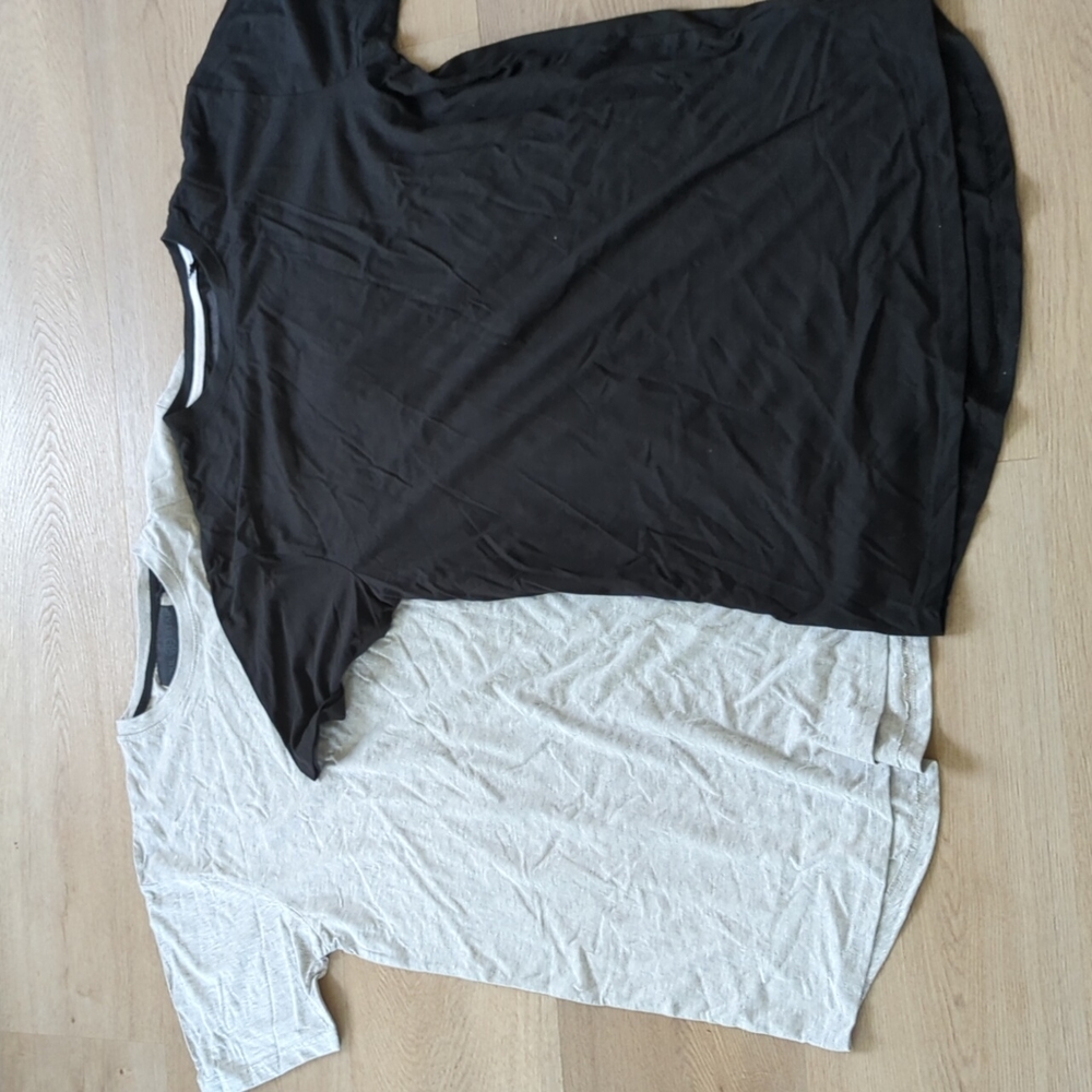 2x long short sleeve casual tees